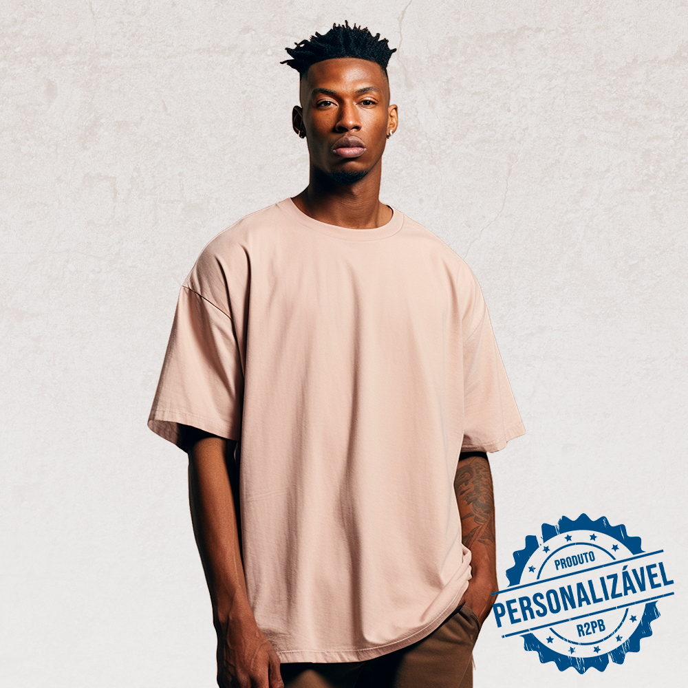 Camiseta Oversized Malha Pesada