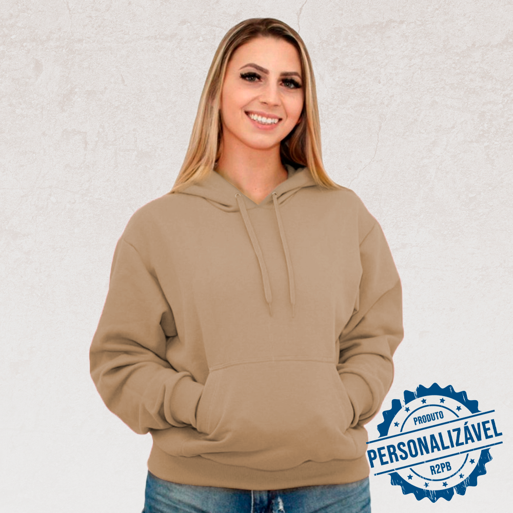 Moletom Canguru Básico Feminino