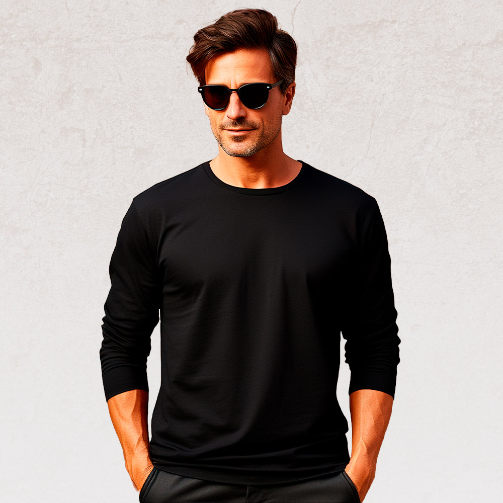 Camiseta Manga Longa Masculina