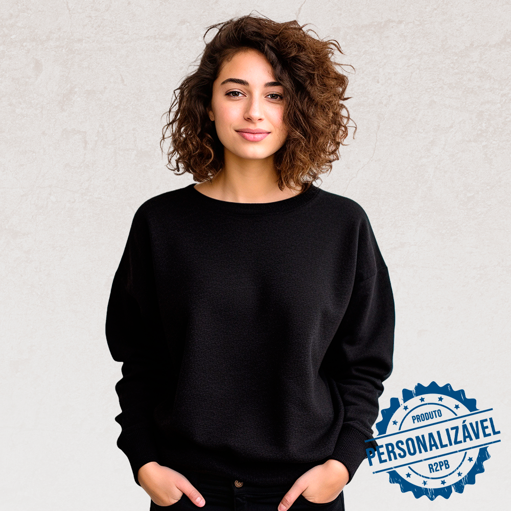 Moletom Gola Careca Feminino